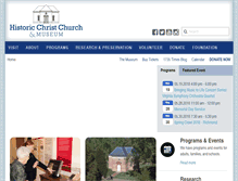 Tablet Screenshot of christchurch1735.org